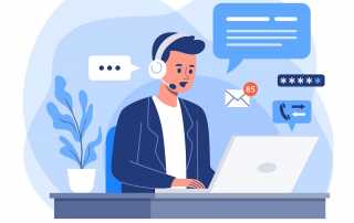 Customer support agent with headset responding to messages and emails on a laptop.